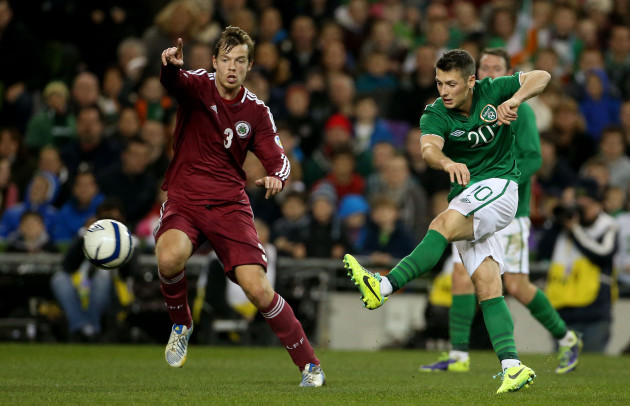 Soccer - International Friendly - Republic of Ireland v Latvia - Aviva Stadium