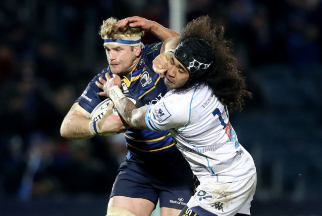 Jamie Heaslip with Joseph Tomane