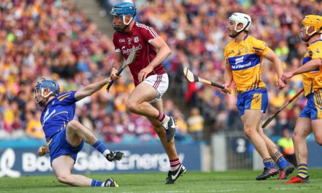 Conor Cooney scores past goalkeeper Donal Tuohy