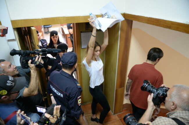 Russia: Pussy Riot in Court