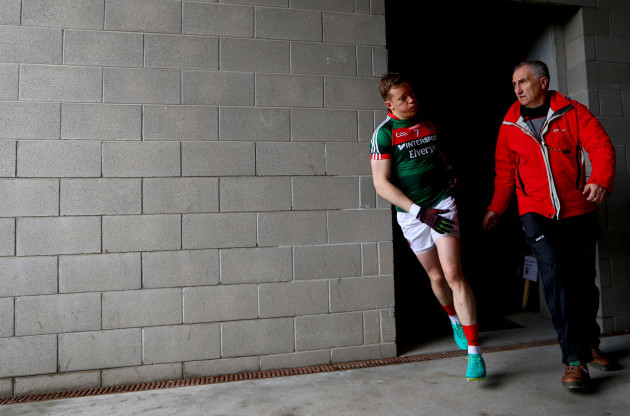 Donal Vaughan and selector Donie Buckley takes to the field
