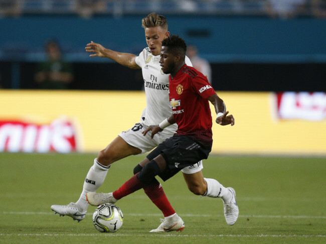 Real Madrid Man United Soccer