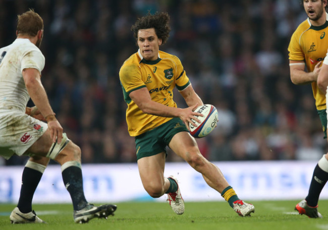 Australia&rsquo;s Matt Toomua  29/11//2014