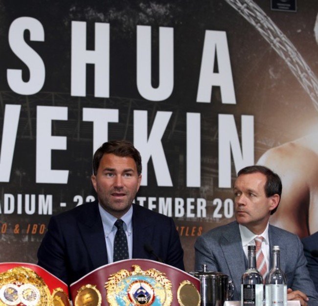 Anthony Joshua v Alexander Povetkin - Press Conference - Wembley Stadium