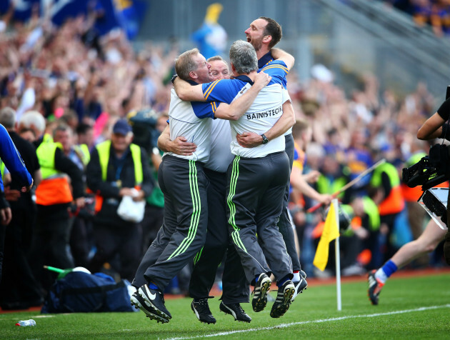 Michael Ryan celebrates