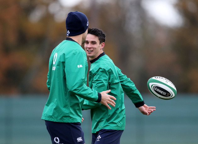 Conor Murray with Joey Carbery