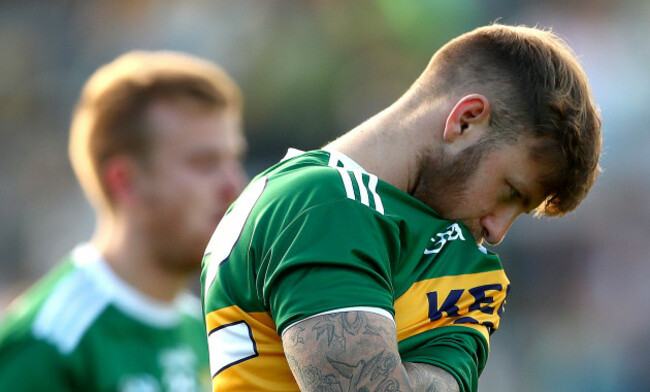 Barry John Keane dejected after the game