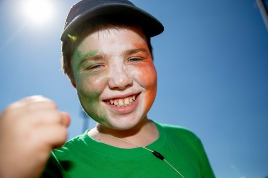 Ireland fan Rory O'Donoghue