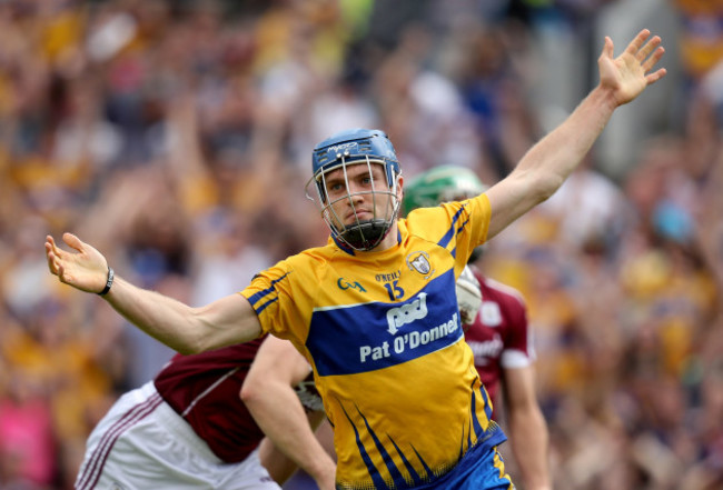 Shane O’Donnell celebrates scoring a goal