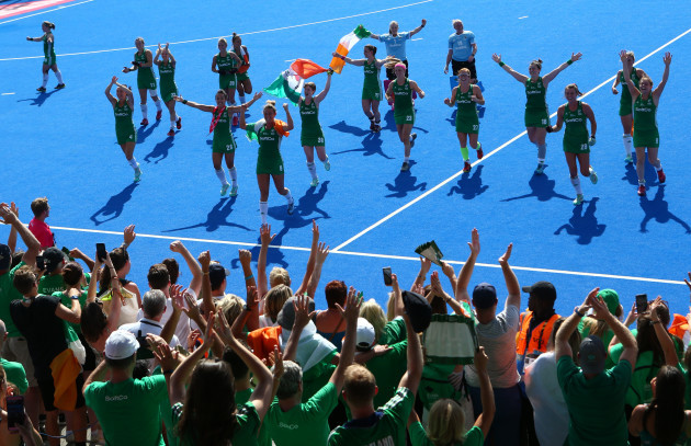 United Kingdom: Ireland v Spain - FIH Womens Hockey World Cup Semi Final
