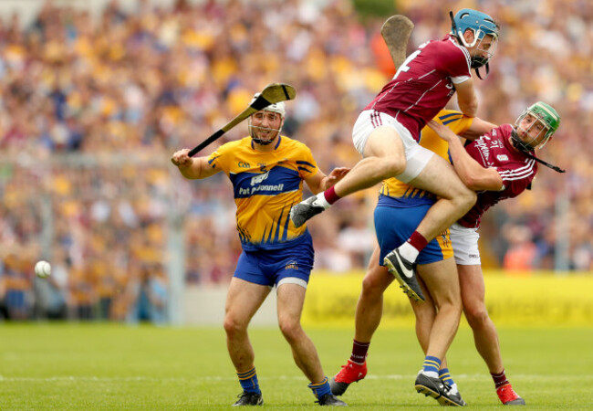 Cathal Malone and Patrick O&rsquo;Connor with Conor Cooney and Shane Cooney
