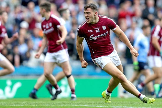 Damien Comer celebrates his side's goal