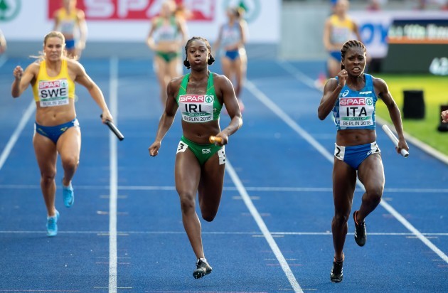 Gina Akpe-Moses anchors the home leg