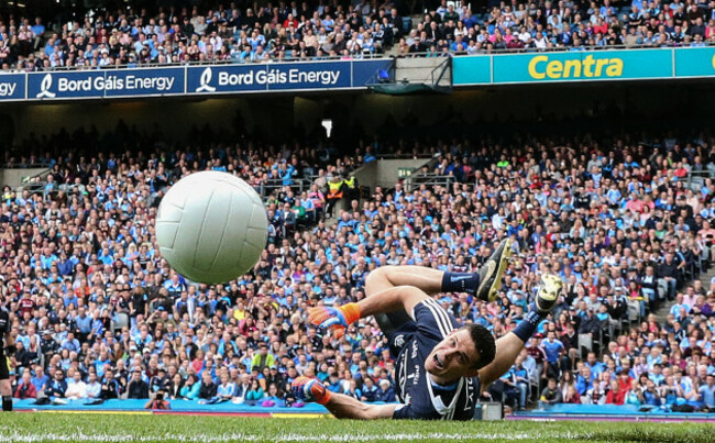 Stephen Cluxton saves a penalty