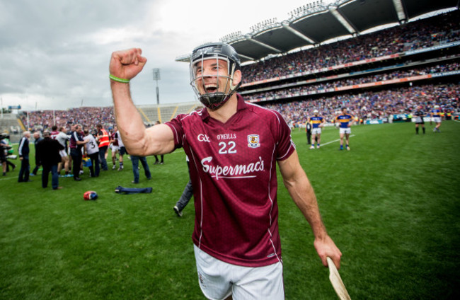 David Collins celebrates