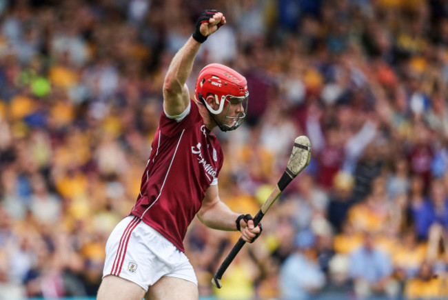 Jonathan Glynn celebrates scoring a goal