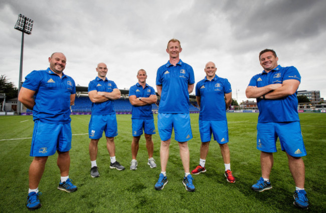 Emmet Farrell, Hugh Hogan, Stuart Lancaster, Leo Cullen, Felipe Contepomi and John Fogarty