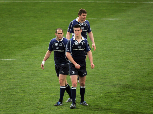 Brian O'Driscoll, Felipe Contepomi and Jonathan Sexton