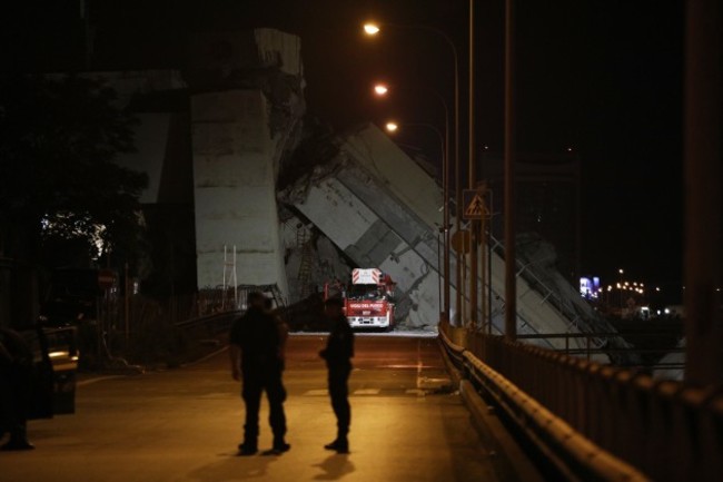 ITALY-GENOA-BRIDGE COLLAPSE