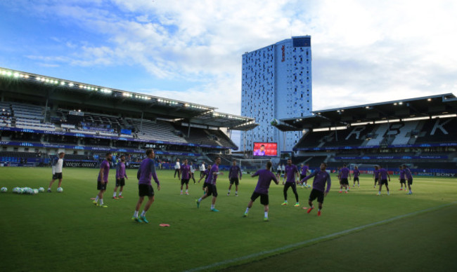 Real Madrid v Sevilla - UEFA European Super Cup - Real Madrid Training Session - Lerkendal Stadion