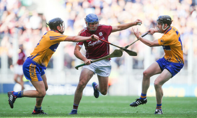 Johnny Coen with Jack Browne and Tony Kelly