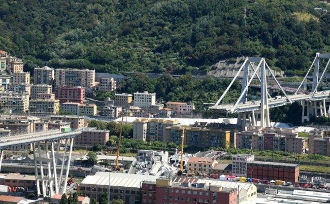 ITALY-GENOA-BRIDGE COLLAPSE