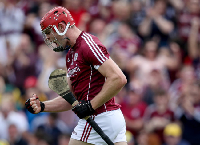 Jonathan Glynn celebrates scoring a goal