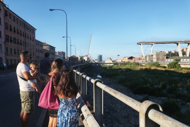 Bridge Collapses in Genoa