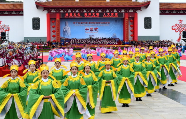 CHINA-PUTIAN-MAZU-PRAYING CEREMONY (CN)