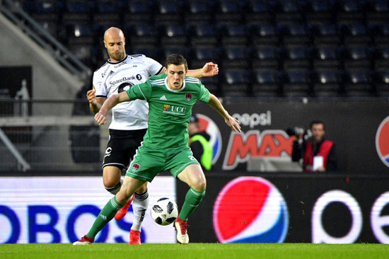 Garry Buckley with Tore Reginiussen