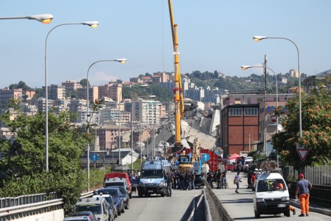 Bridge Collapses in Genoa