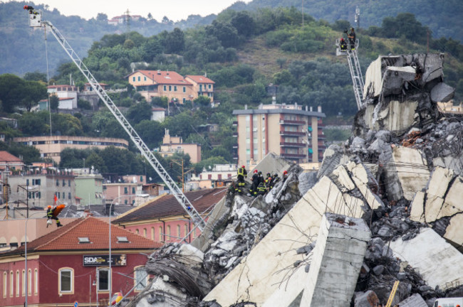 Bridge Collapses in Genoa