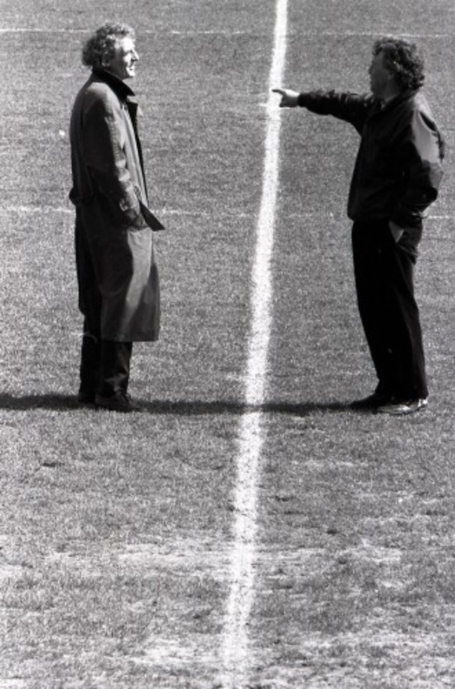 Eamon Dumphy and John Giles