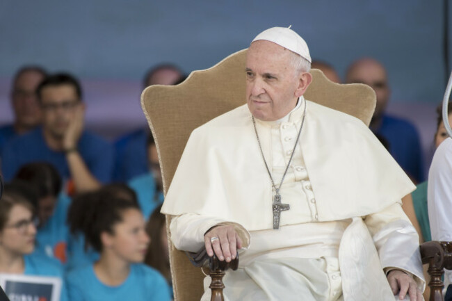 Italy: Pope Francis Leads In Rome's Circus Maximus An Evening Prayer Vigil With Youths