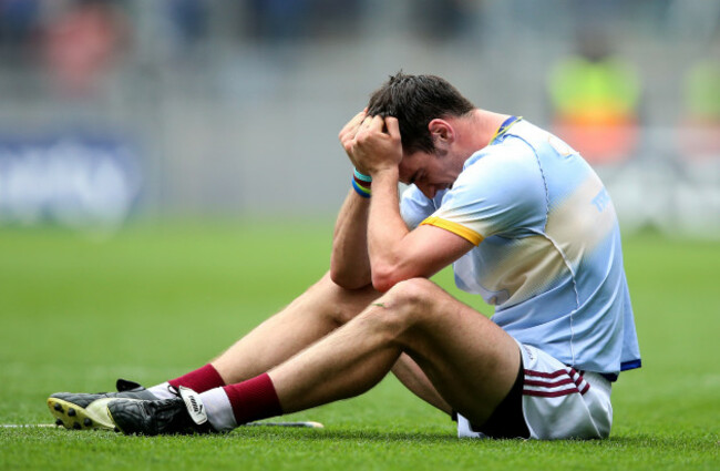 David Burke dejected after the game