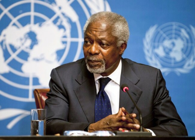 UN-KOFI ANNAN-PASS AWAY
