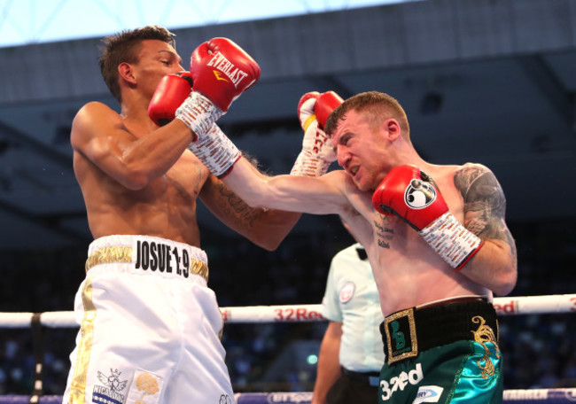 Cristofer Rosales with Paddy Barnes