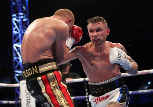 Carl Frampton with Luke Jackson