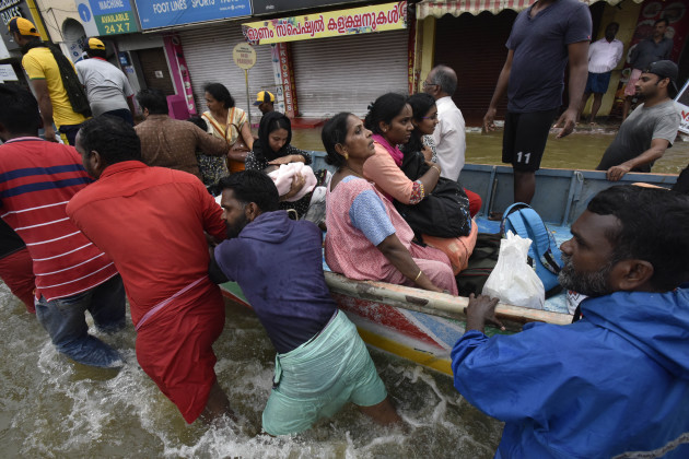 India: Rescue Operations Kerala Floods Disaster