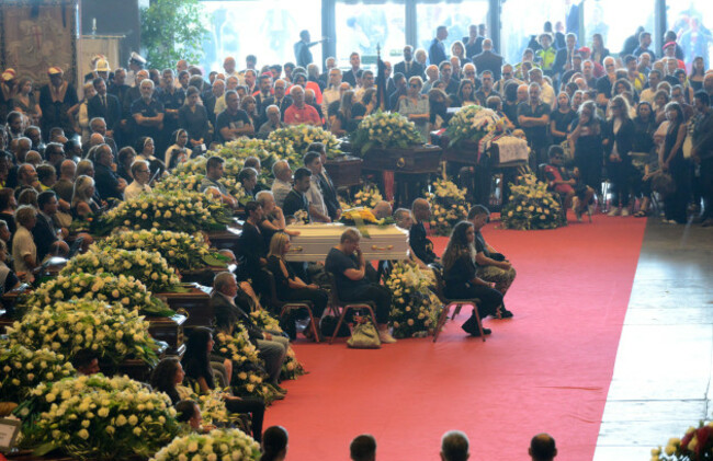 ITALY-GENOA-BRIDGE COLLAPSE-STATE FUNERAL