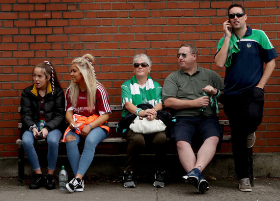 Fans arrive for the game