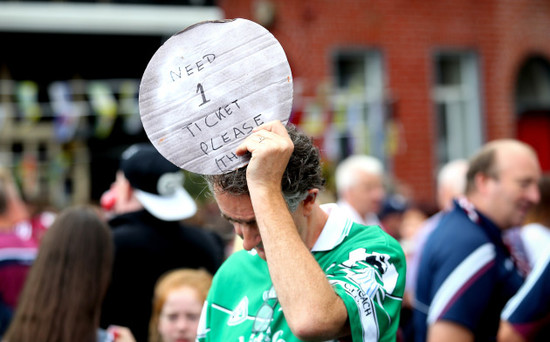 A fan searching for tickets