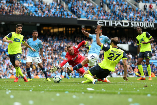 Manchester City v Huddersfield Town - Premier League - Etihad Stadium