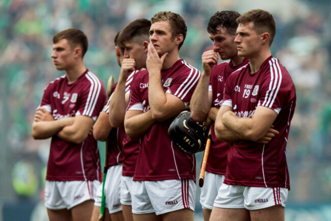 Ronan Burke dejected at the end of the game
