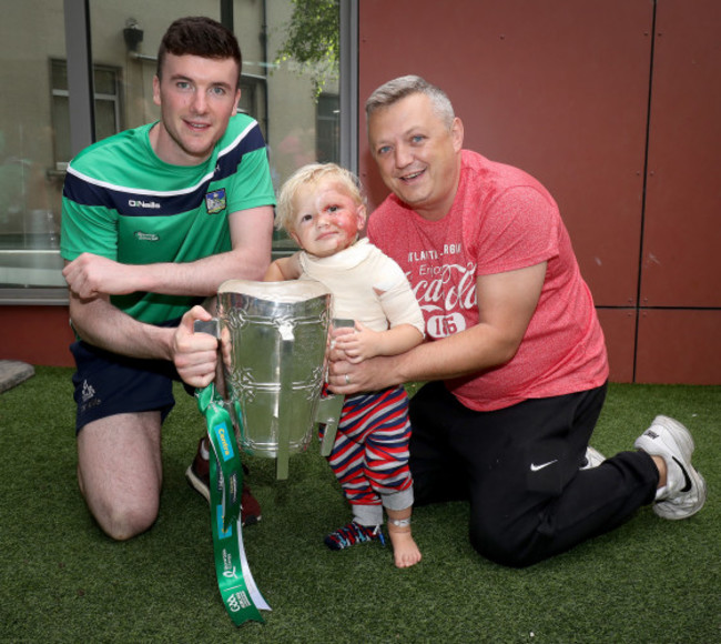 Declan Hannon with Phillip and Alan Dunne