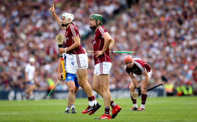 Jason Flynn celebrates a late score