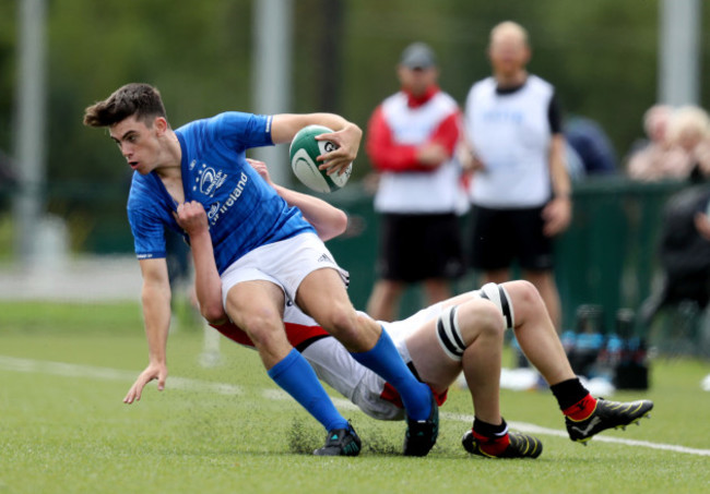 Ryan Foley tackled by James Crummie