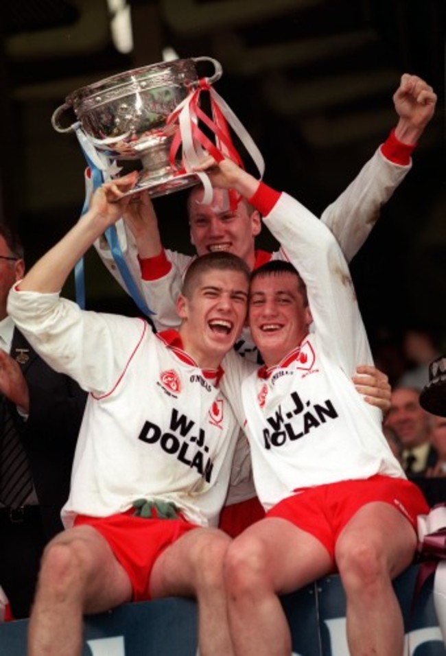 Tyrone minors celebrate