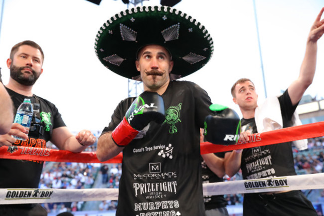 Gary O'Sullivan ahead of the fight