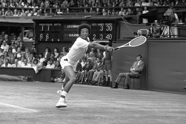 Tennis - Wimbledon - Men's Singles Final - Jimmy Connors v Arthur Ashe - Centre Court